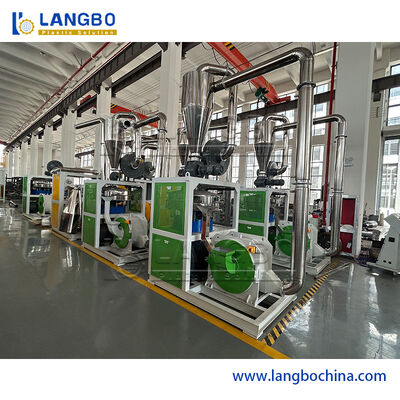 Producto de desecho de perfiles de tuberías de plástico Pulverizador Milling Machine