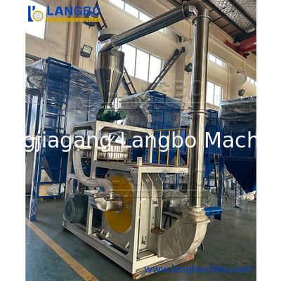 Máquina pulverizadora de residuos plásticos para trituración de PP PE PVC