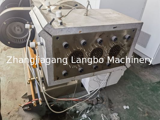 Máquina de extrusión de porta medios de filtro de alta velocidad de plástico HDPE Mbbr