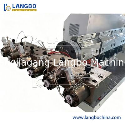 Línea de equipos de extrusión para la fabricación de portadores de biopelículas de biochip MBBR de plástico