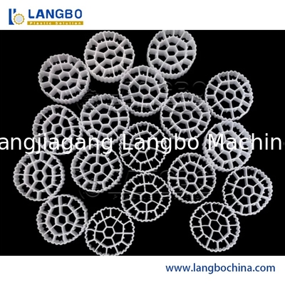 Máquina para la fabricación de extrusores de tubos de filtro de medios de transporte biológico HDPE Mbbr