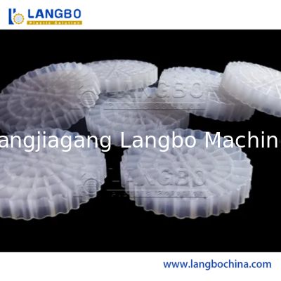 Línea de equipos de extrusión para la fabricación de portadores de biopelículas de biochip MBBR de plástico