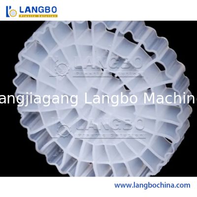 Máquina de extrusión para la fabricación de portadores de biopelículas MBBR HDPE