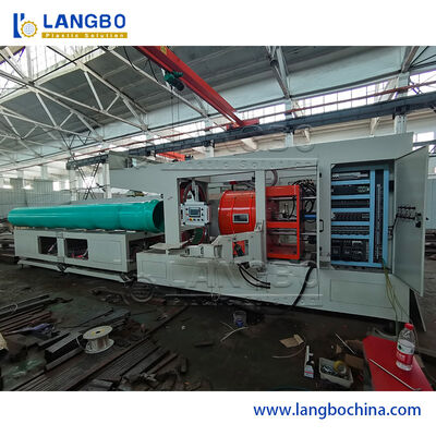 Zócalo plástico 800kg/H del tubo del PVC del tubo de la máquina automática de Belling