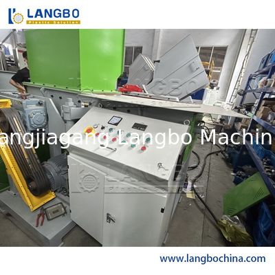 Máquina de plástico trituradora de árbol único para residuos de plástico paleta de madera HDPE de tubería de tejido de película textil triturador de reciclaje de la máquina
