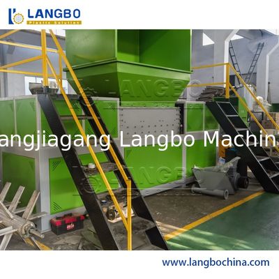 Trituradora automática de reciclaje de plástico residual, máquina trituradora de botellas PET