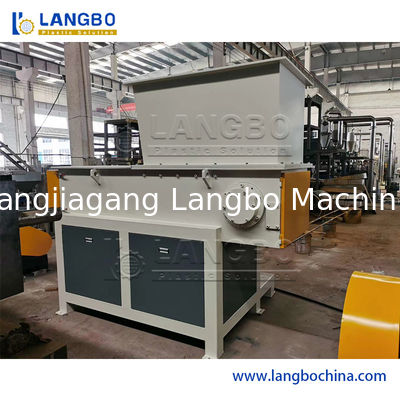 Tubería de plástico HDPE, Grumo de PVC, Purgado, Placa, Trituradora de trituración de palets de madera, Máquina de reciclaje