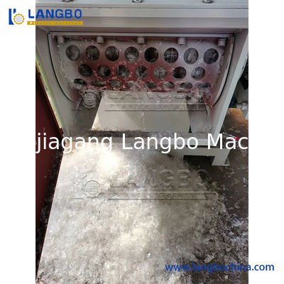 Máquina trituradora de plástico para trituración, trituración y reciclaje de residuos industriales en bultos y cartones