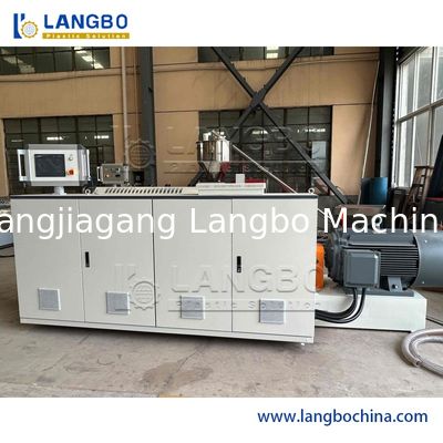 Extrusora de doble y simple tornillo para tubería/manguera de PVC CPVC UPVC / HDPE / LDPE / PE PP PPR de 16-630 mm / Máquina para fabricación de plástico por extrusión para suministro de agua/gas