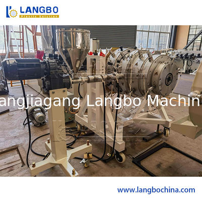 Máquina de extrusión de tuberías de plástico HDPE PPR / Línea de producción de extrusoras de tuberías de PE