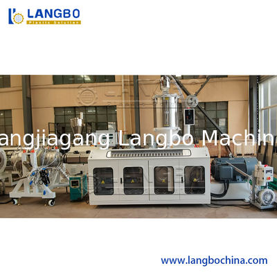 Equipo avanzado de fabricación de tubos de manguera de plástico de PVC PE totalmente automático con control de pantalla táctil PLC