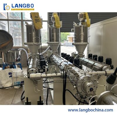 Máquina automática de extrusión de tuberías PPR de 16-63 mm de ahorro de energía