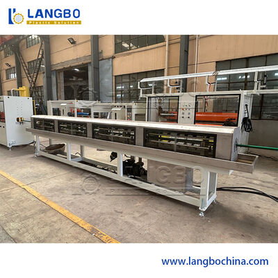 Línea de extrusión de tuberías PPR de gran diámetro con velocidad de producción de 12 m/min y control PLC