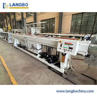 Línea de extrusión de tuberías PPR de gran diámetro con velocidad de producción de 12 m/min y control PLC