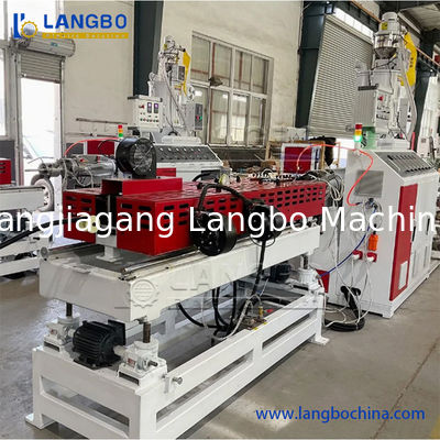 Máquina de extrusión de tubería corrugada de fibra de PVC blando de plástico