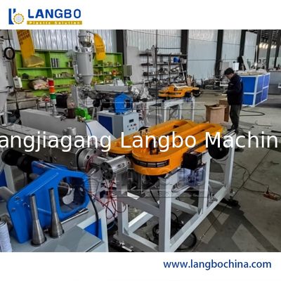 Línea de producción de extrusión de tuberías corrugadas de plástico de doble pared