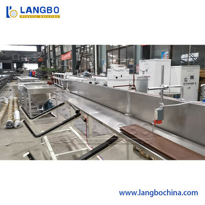 Línea actuada fácil popular consumo de la protuberancia del perfil de WPC de energía baja