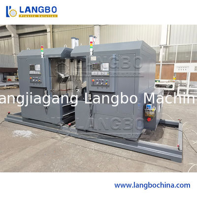 Máquina de roscado de tuberías de PVC con control CNC/PLC para tuberías de 16-160 mm y centradura automática