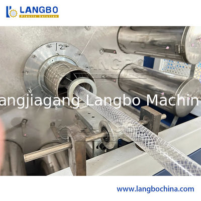 Máquina de extrusión de tuberías de manguera de jardín reforzada con fibra para riego por goteo agrícola