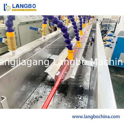 Máquina de tubería/manguera reforzada con fibra trenzada de PVC/Máquina para fabricar tubería de jardín de PVC