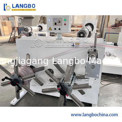 Máquina de manguera de agua de jardín de PVC Plástico PVC Suave Trenzado Fibra Reforzada Tubería Flexible Máquina de Extrusión