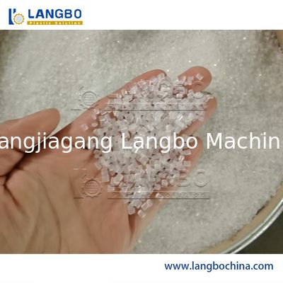 PP PLC PE HDPE LDPE Máquina de granulación de granulados de plástico reciclable