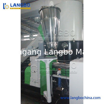 Residuos de plástico LDPE HDPE PE PP Película Jumbo Bolsas de botellas para mascotas Cristales de tubo PVC plástico duro ABS PC Lavado Reciclaje Producción Granulación de pellets