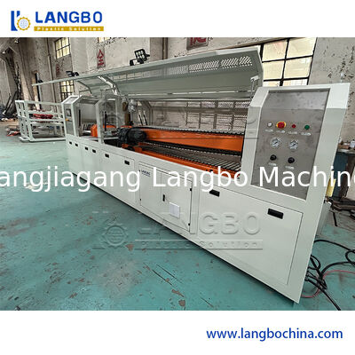 Línea de extrusión de perfiles de PVC con extrusora de doble husillo cónico 55/110 para canalización de cables de 1180 mm y motor de 22 kW