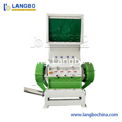 Automatic Plastic Shredder Crusher with 37KW Motor Power and 100-500KG/HR Capacity for Efficient Recycling