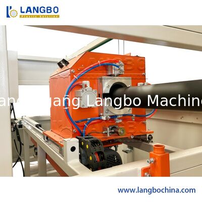 Máquina automática de extrusión de tuberías de cable de agua de plástico HDPE PE