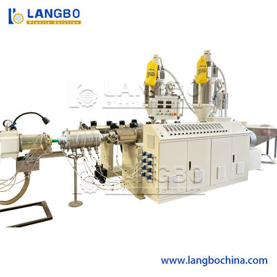 Producción plástica de la protuberancia del tubo de PPR con el PLC de Mark Line 63m m teledirigido