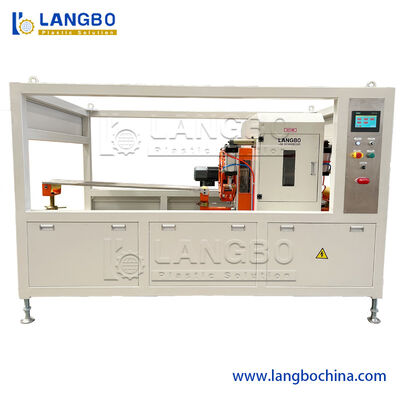 Cadena de producción plástica del tubo del PVC extrusor de tornillo gemelo cónico de la máquina