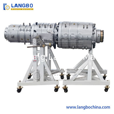 75 - 315 mm Línea de extrusión de tuberías de PVC 25 mm con máquina de socket making
