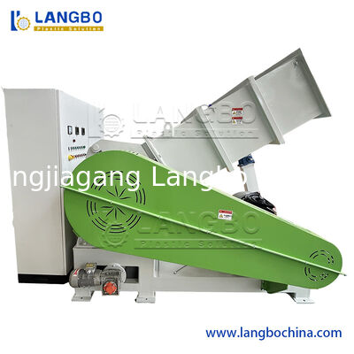 Potente triturador vertical de plástico para tuberías de PVC PP HDPE LDPE PE botella para mascotas trituración con capacidad de producción 100-2000kg/h