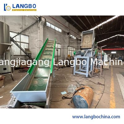 La máquina de granulación mojada de la película plástica/PE PP mojó la línea de granulación de los bolsos