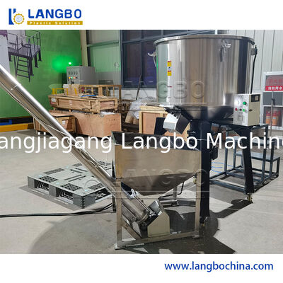 Mezclador de color vertical industrial de alta velocidad para la granulación de plásticos