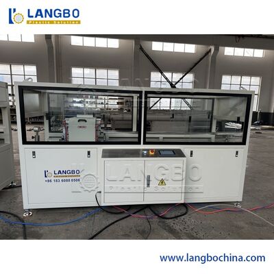 Línea de extrusión de tuberías PPR de coextrusión de 3 capas con capacidad de 350 kg/h y control PLC