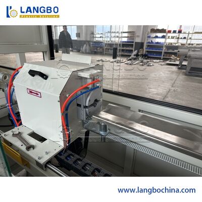 Línea de extrusión de tuberías PPR de coextrusión de 3 capas con capacidad de 350 kg/h y control PLC
