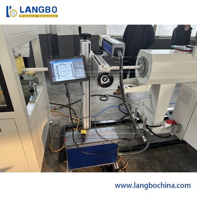 Línea cónica medición en línea de la protuberancia del tubo de PPR del peso del tubo del tornillo del gemelo