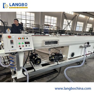 Línea de poco ruido 3 fabricación de la protuberancia del tubo de 20-63m m PPR del tubo de la fibra de vidrio de la capa PPR