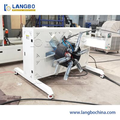 Máquina enrolladora de tubos PE blandos para componentes eléctricos Schnider para tubos de 16-160MM