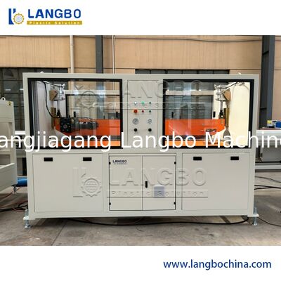 PVC alcantarillado de drenaje de plástico de tubería de cable de conducto de suministro de agua de pared sólida Extrusión de la máquina de fabricación