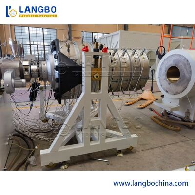 Extrusor de tuberías de drenaje de agua de PVC de plástico Máquina de extrusión de tuberías corrugadas