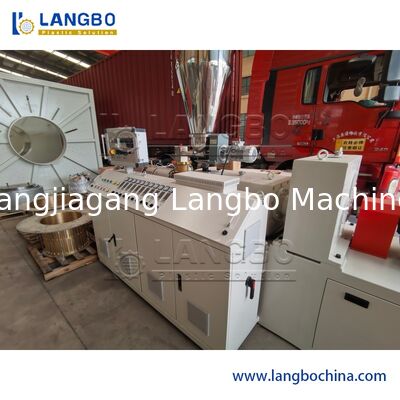 Máquina de fabricación de tuberías de plástico de PVC HDPE PE de alta tecnología de 315 mm