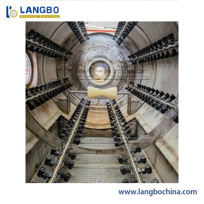 Máquina de extrusión de tuberías de PVC de alta velocidad para tuberías de suministro de agua con doble tornillo y diseño de barril