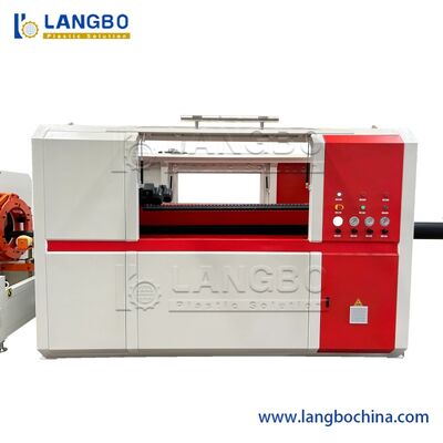 Línea de la protuberancia del tubo del certificado PE del ISO con proceso de la calibración/de enfriamiento