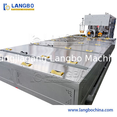 U R Rectángulo de forma cuadrada Plástico automático UPVC PVC PP máquina de ruido de tubería de PVC tubo de expansión máquina de toma de toma de toma