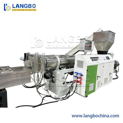 Línea de producción de extrusión y granulación de extrusora de tuberías de plástico PE PP Pet PPR PVC UPVC HDPE de alta calidad