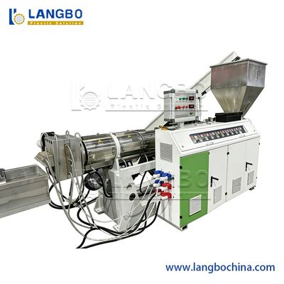 Máquina de pelletización de desechos de plástico de PVC/máquina de fabricación de pellets de PVC