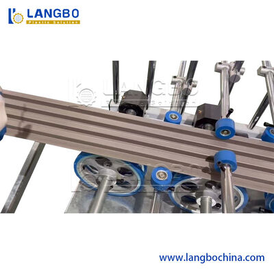 Máquina para fabricar paneles de pared de madera y bambú WPC, tablero de rejilla de fibra de bambú y madera ecológica
